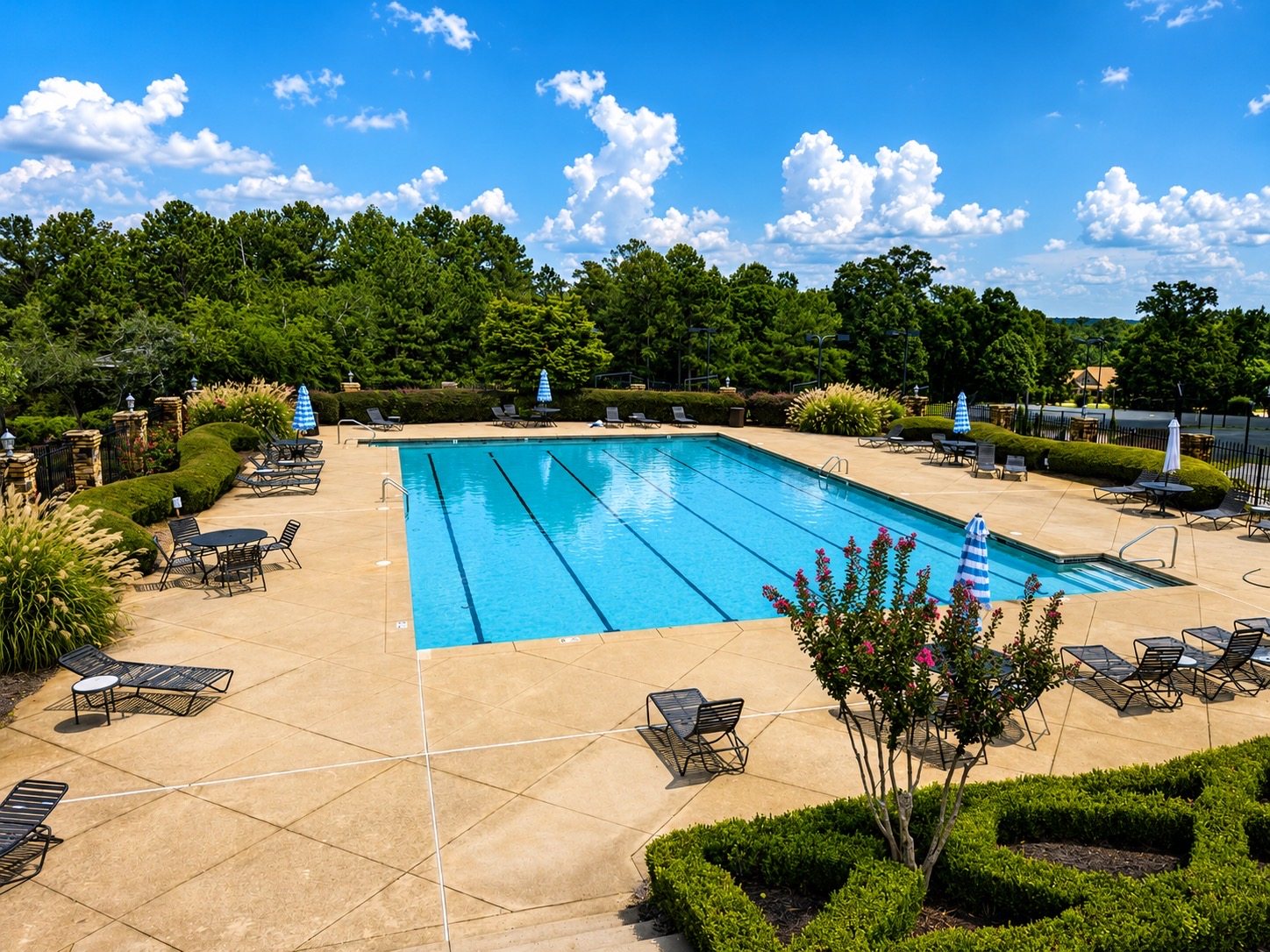 River Forest community swimming pool